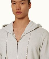 Mathers Towelling - Mens Moonlight Classic Fit Double-Faced Towelling Hooded Sweatshirt