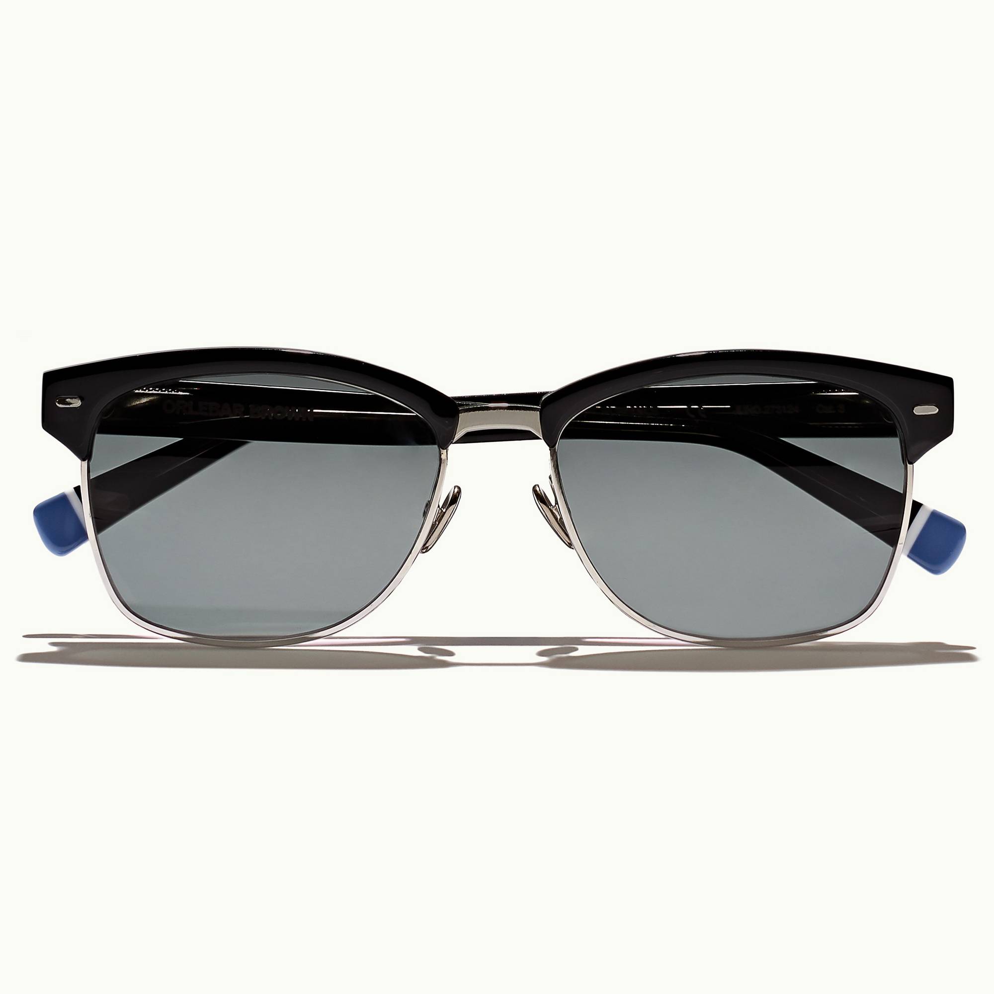 Matira - Mens Black Laminate Half-Wire Sunglasses