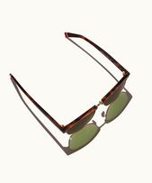Matira - Mens Tortoiseshell Half-Wire Sunglasses