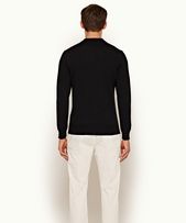 Moonraker Knitted Half Zip - Mens 007 Merino Knitted Half-Zip Pullover