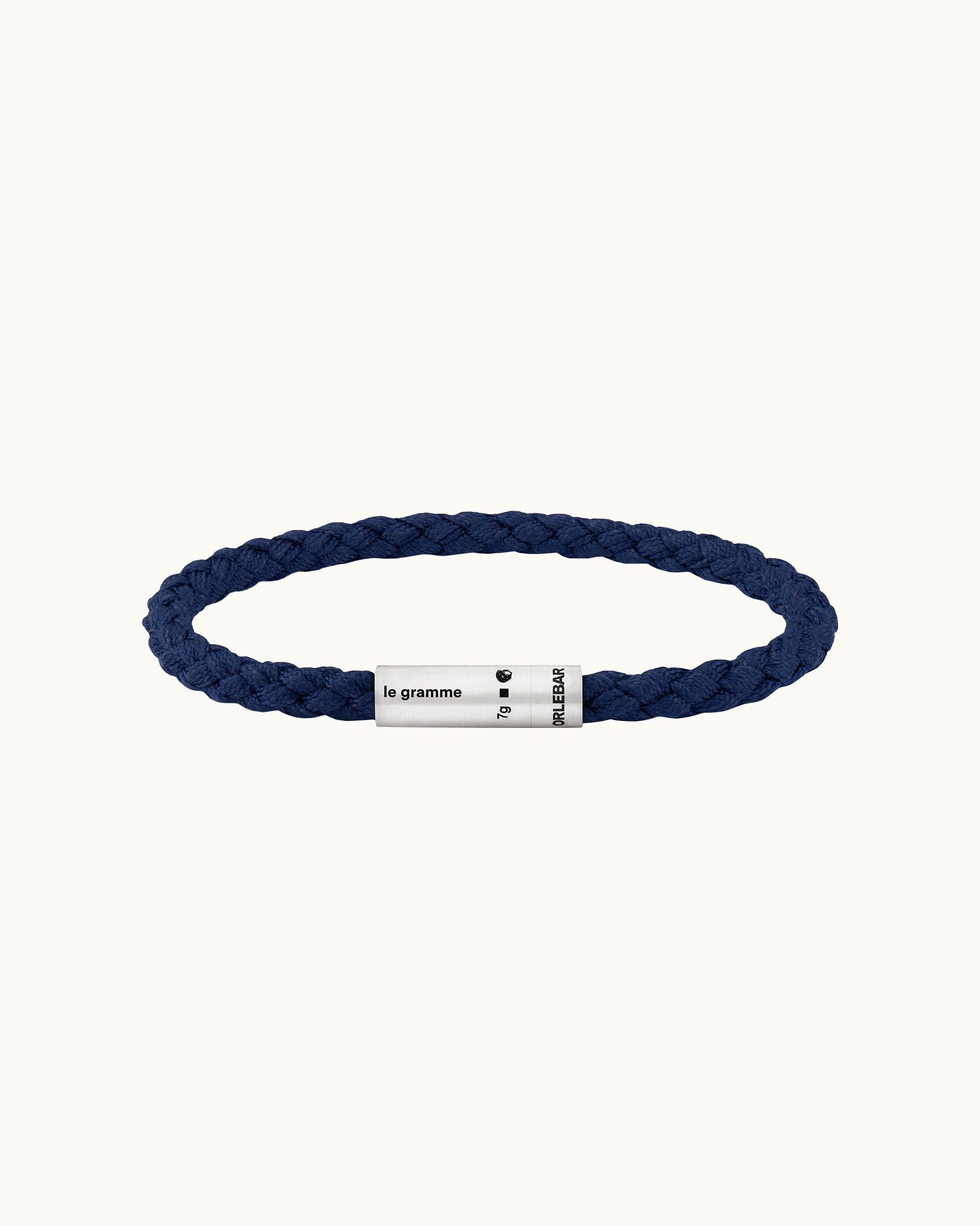 Orlebar Brown | Navy NATO le gramme cable bracelet