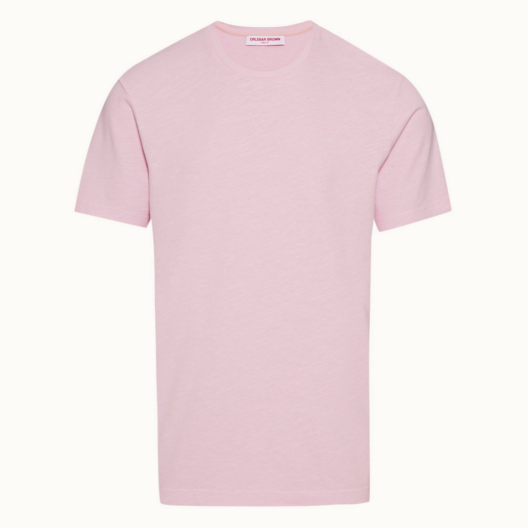 Nicolas - Mens Conch Pink Relaxed Fit Garment Dye T-shirt