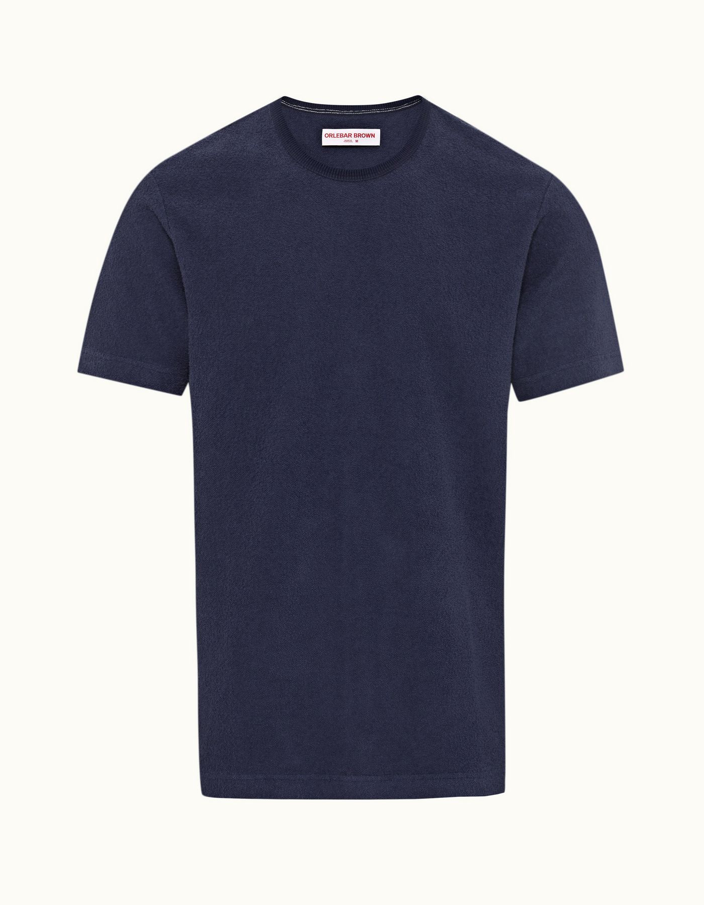 Nicolas Towelling - Mens Lagoon Blue Relaxed Fit Towelling T-shirt