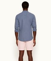 Norwich Linen - Mens Quartz Tailored Fit Linen Shorts