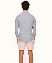 Norwich Linen - Mens Rose Tailored Fit Linen Shorts