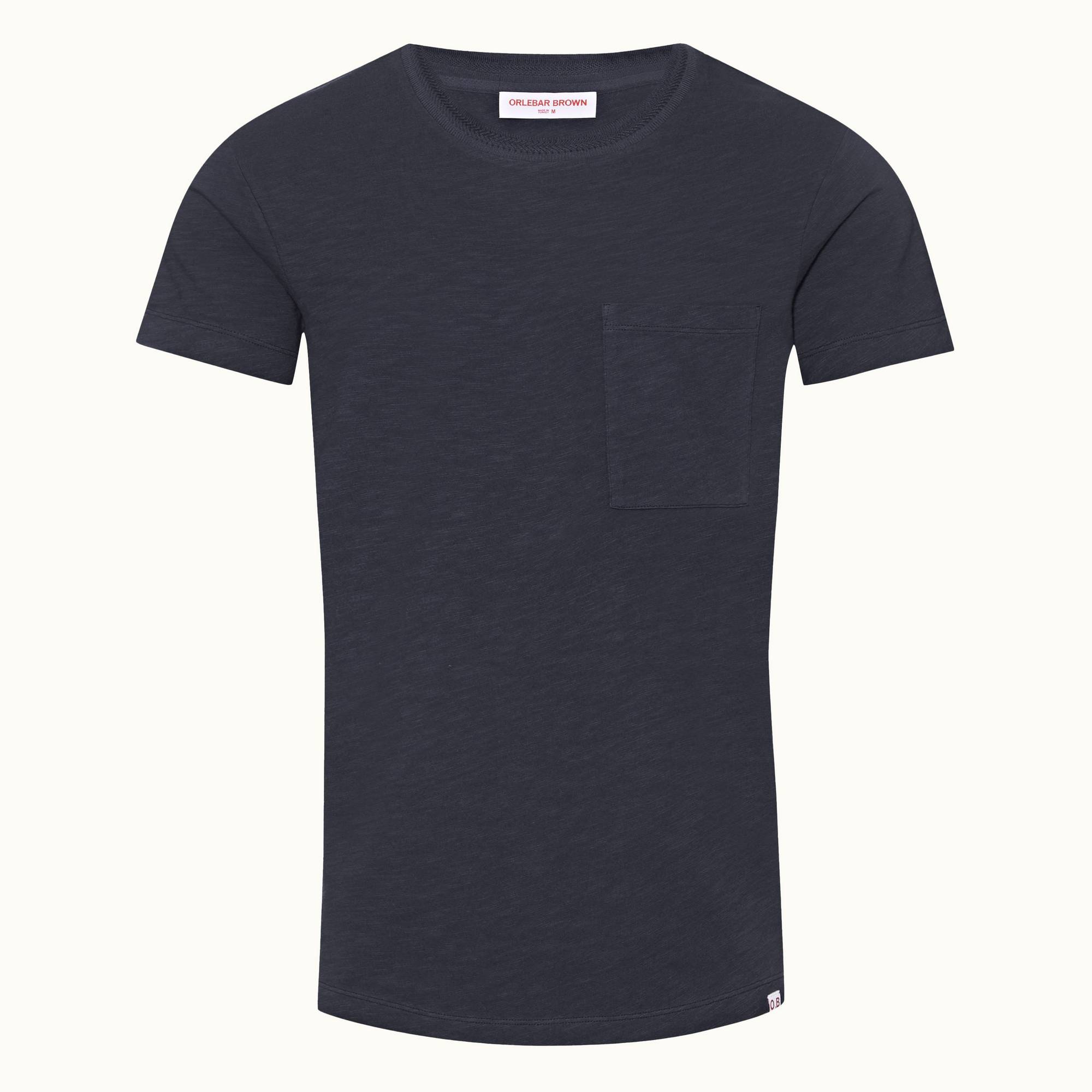 Ob Classic - Mens Night Iris Classic Fit Garment-Dye Organic Cotton T-shirt