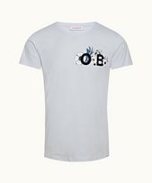Ob-T - Mens Light Blue Island Life Tailored Fit Crew Neck T-Shirt