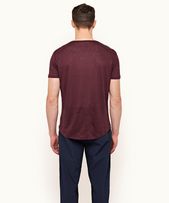 Ob-T Linen - Mens Port Tailored Fit Crew Neck Linen T-shirt