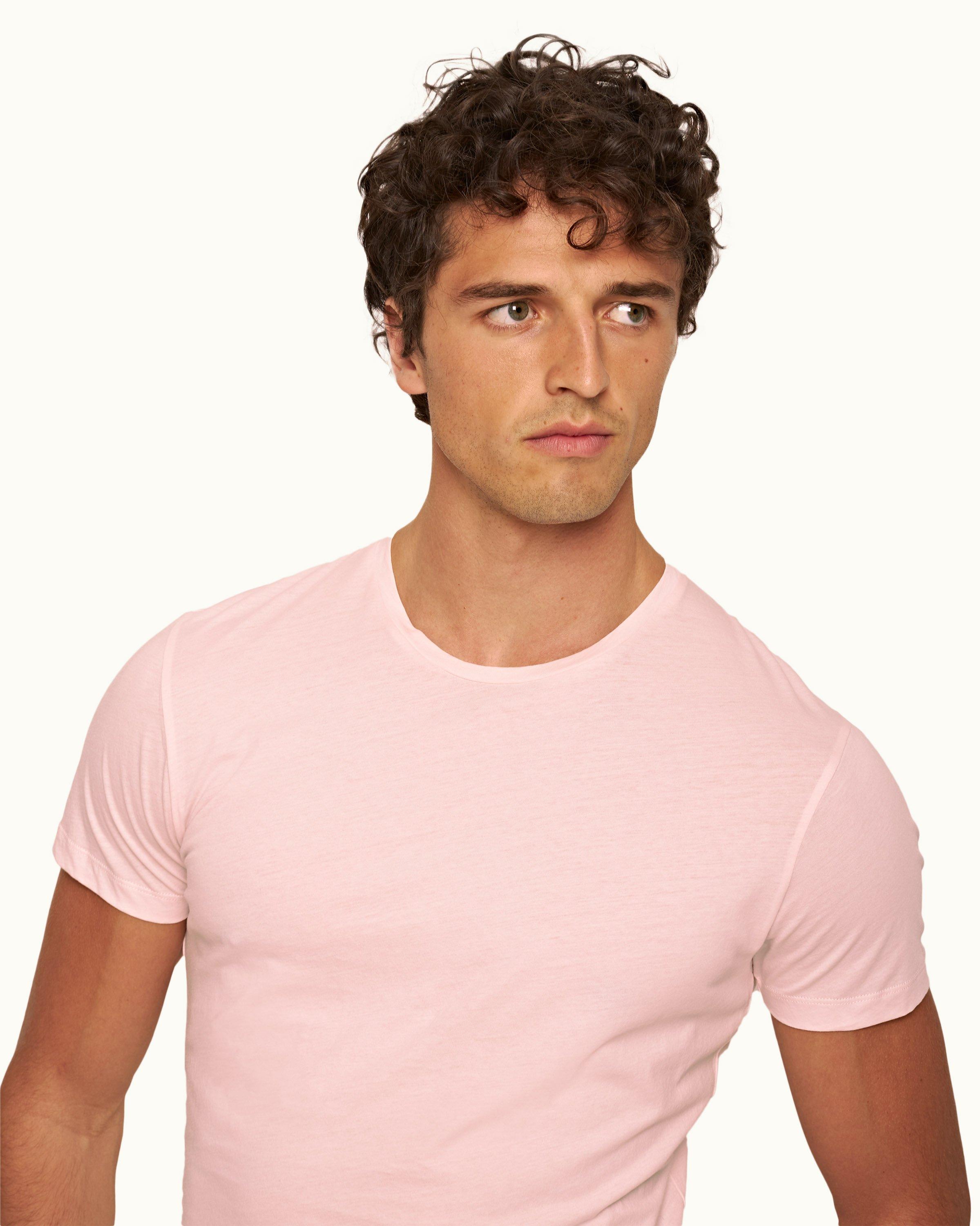 GenesinlifeShops Liberia - Orlebar Brown V-neck T-shirt Salbeigr - White  For Victoria's Secret Pink Wear Everywhere T Shirt Salbeigr Bra Helmut Lang