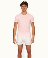 Ob-T - Mens Rose Tailored Fit Crewneck Cotton T-shirt