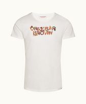 Ob-T - Mens Cloud Wild Roses Logo Tailored Fit Crew Neck T-Shirt