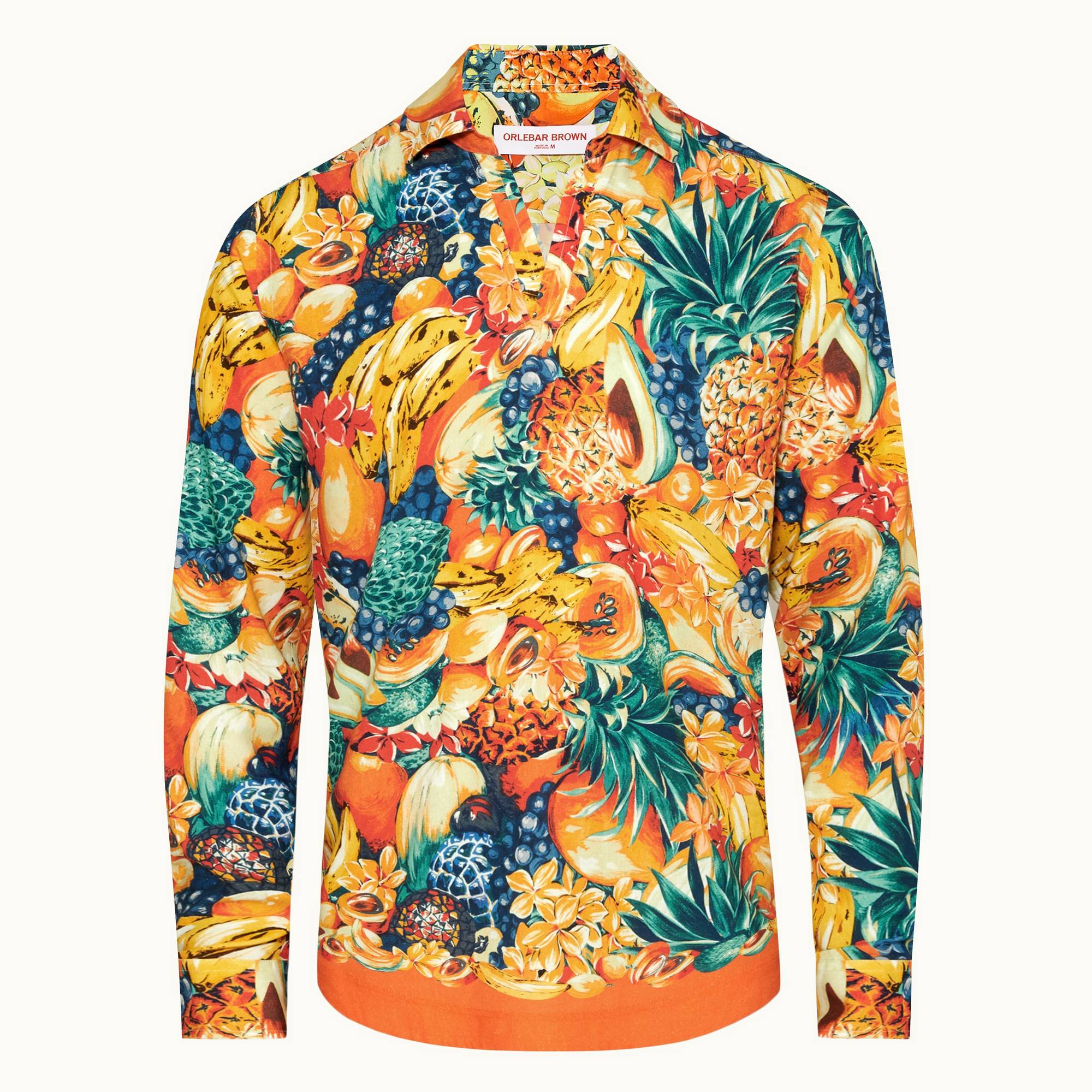 Ridley - Mens Amber/Mimosa Club Tropicana Relaxed Fit Overhead Shirt