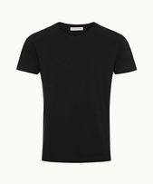 Sammy Ice Wool - Mens Black Classic Fit Ice Wool Short-Sleeve T-shirt