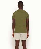 Sammy - Mens Field Green Classic Fit Garment Dye T-shirt