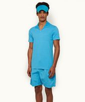 Searose - Mens Cerulean Tailored Fit Garment Dye Shorts