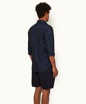 Searose - Mens Night Iris Tailored Fit Garment Dye Shorts