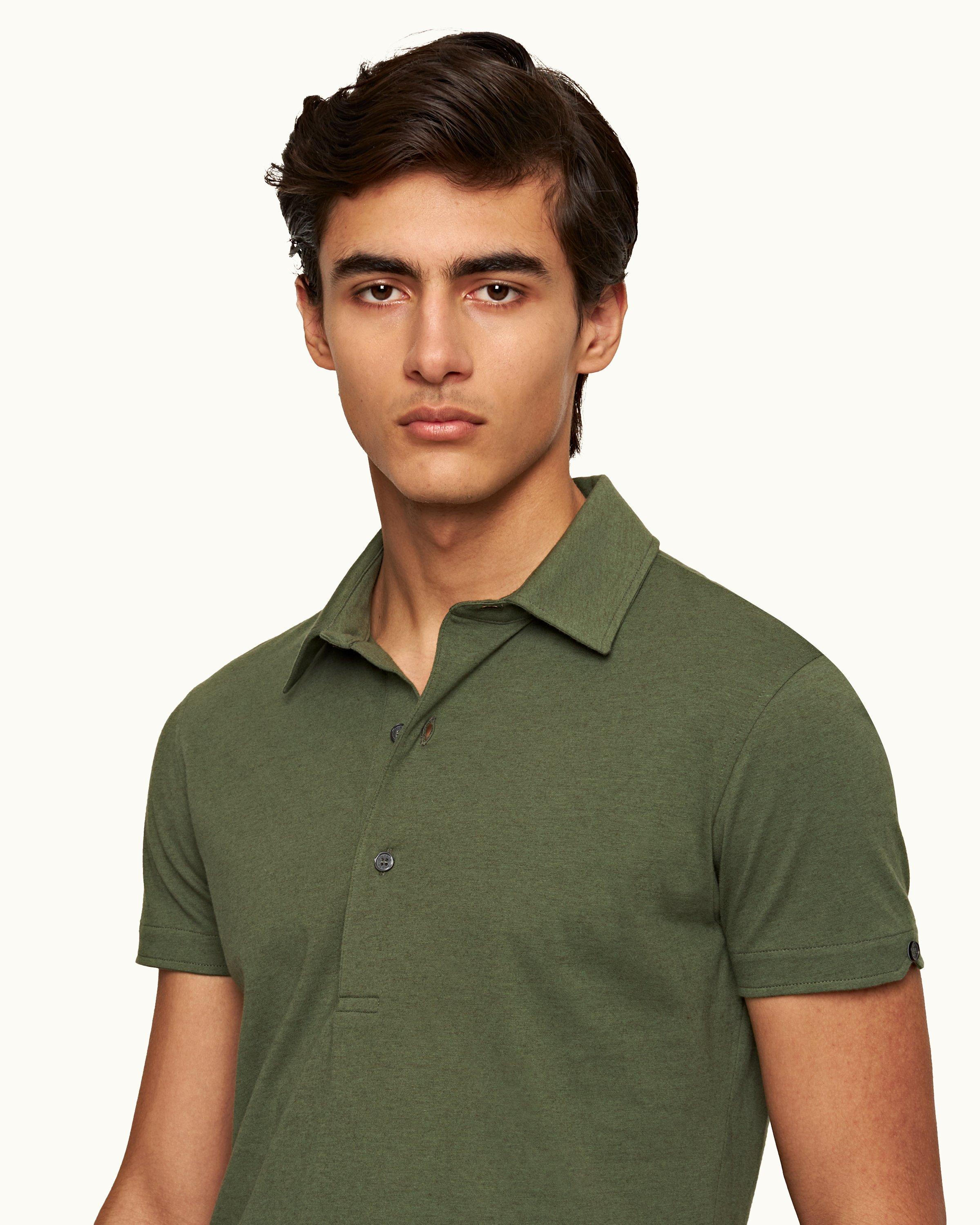 Silk polo outlet t shirt