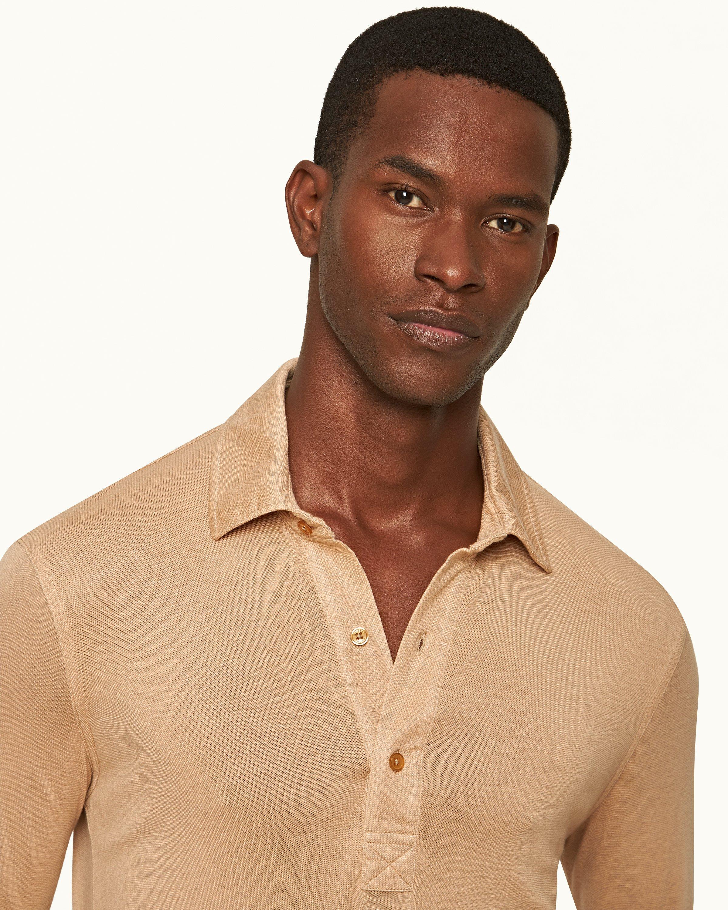 Men's cashmere hotsell polo shirts