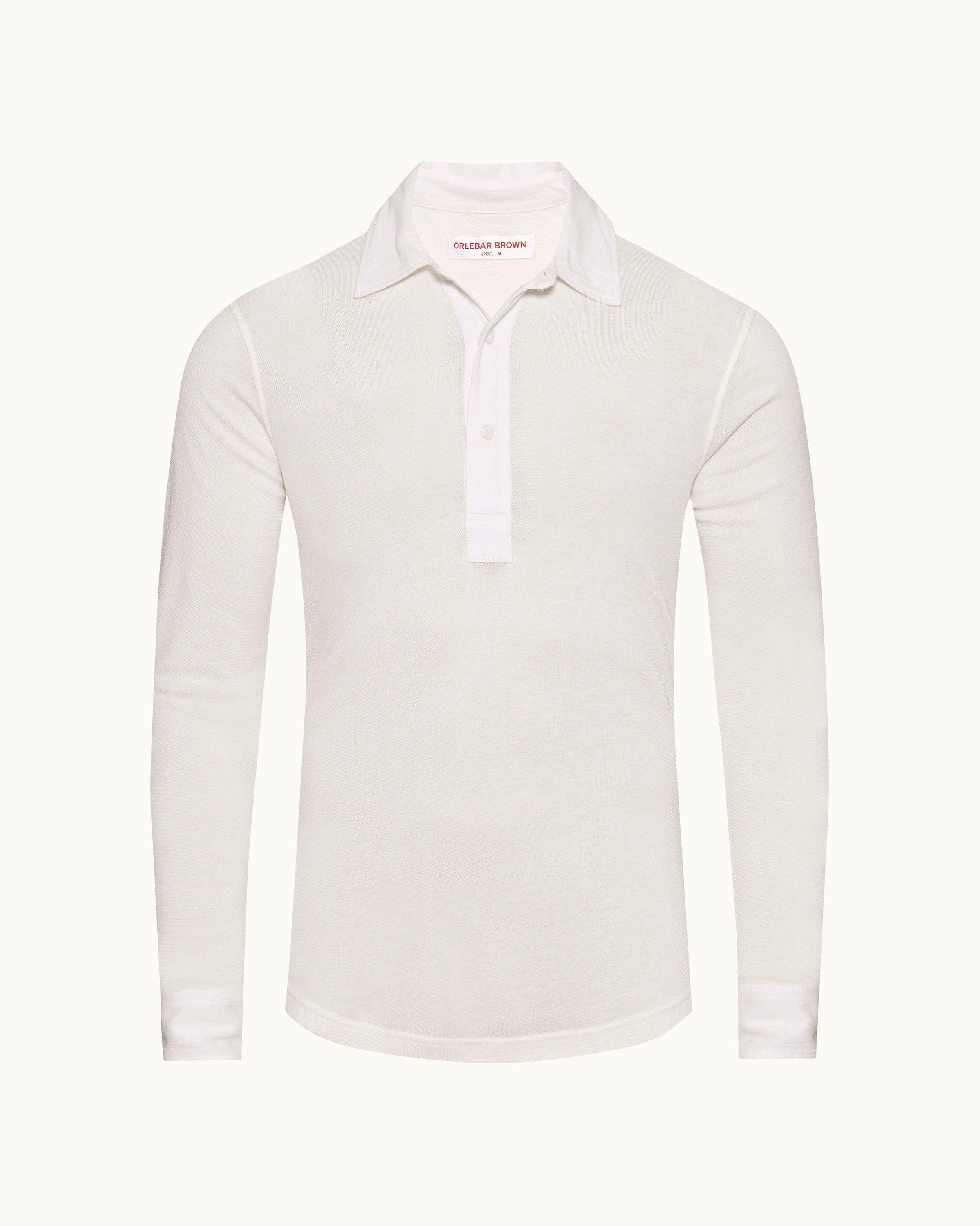 Mens designer polo clearance shirts long sleeve