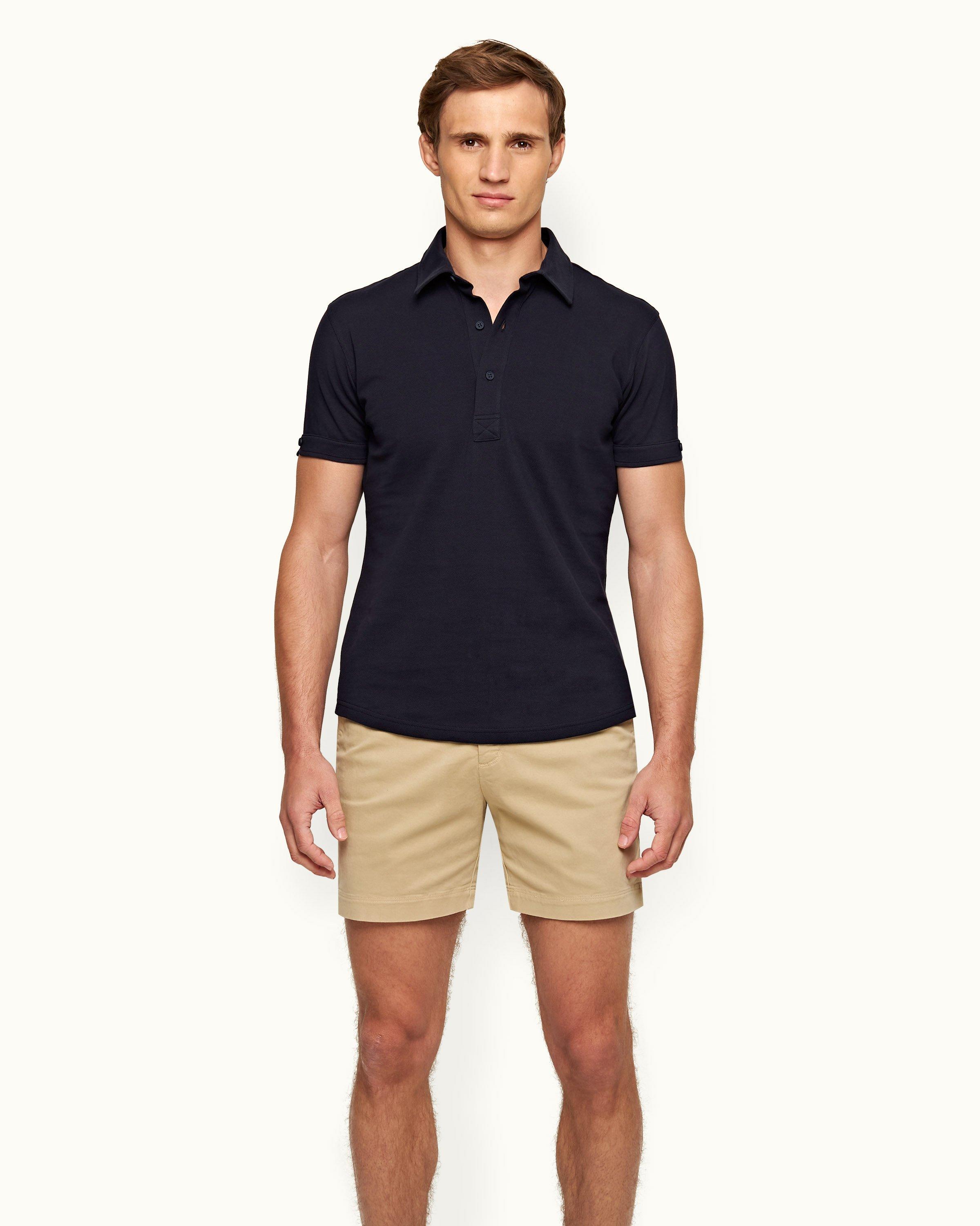 Ahorn - Polo - Basic - Uomo Blu Scuro XXX-Large : : Moda