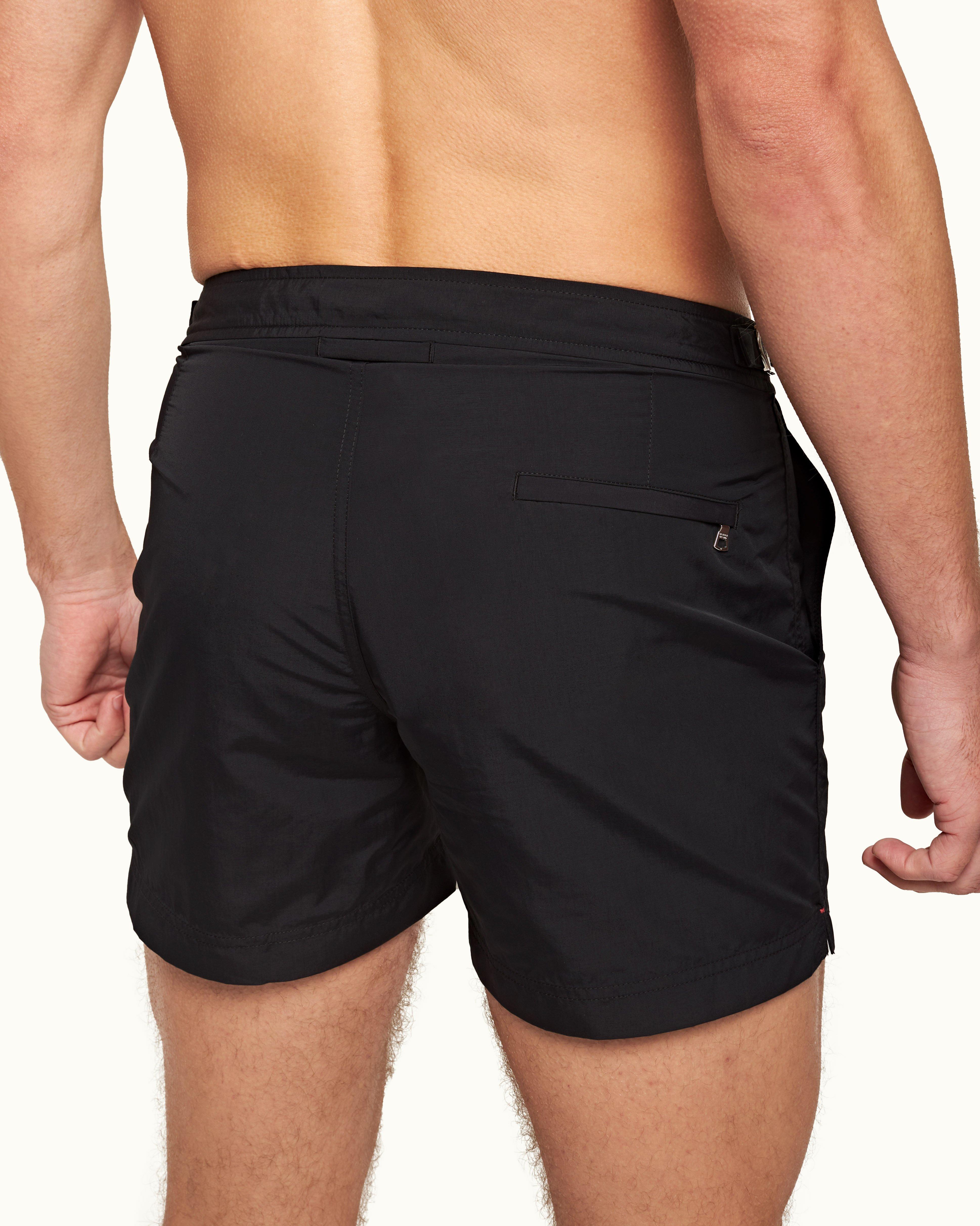 Setter - Black Shorter-Length Swim Shorts | Orlebar Brown