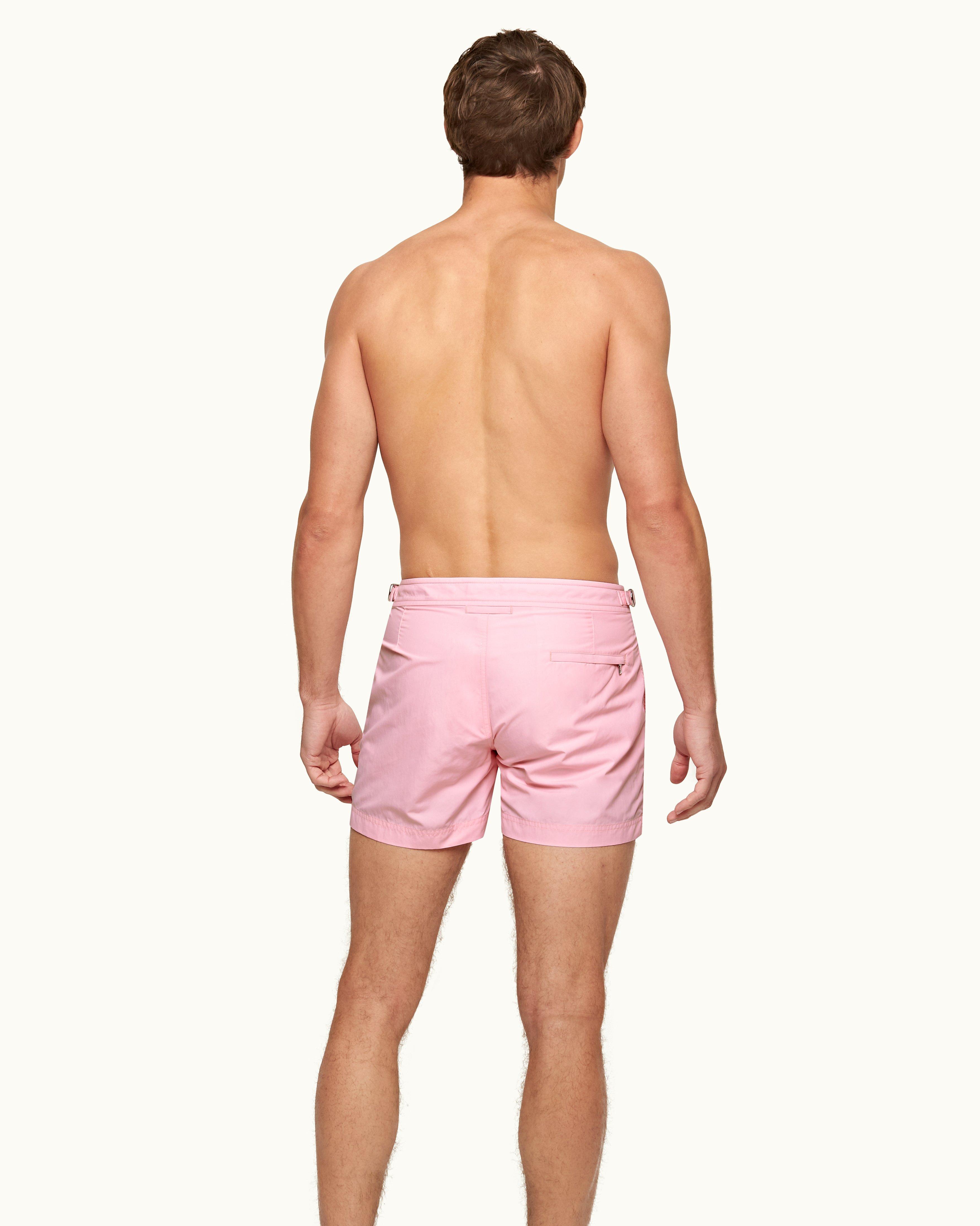 Mens light cheap pink swim shorts