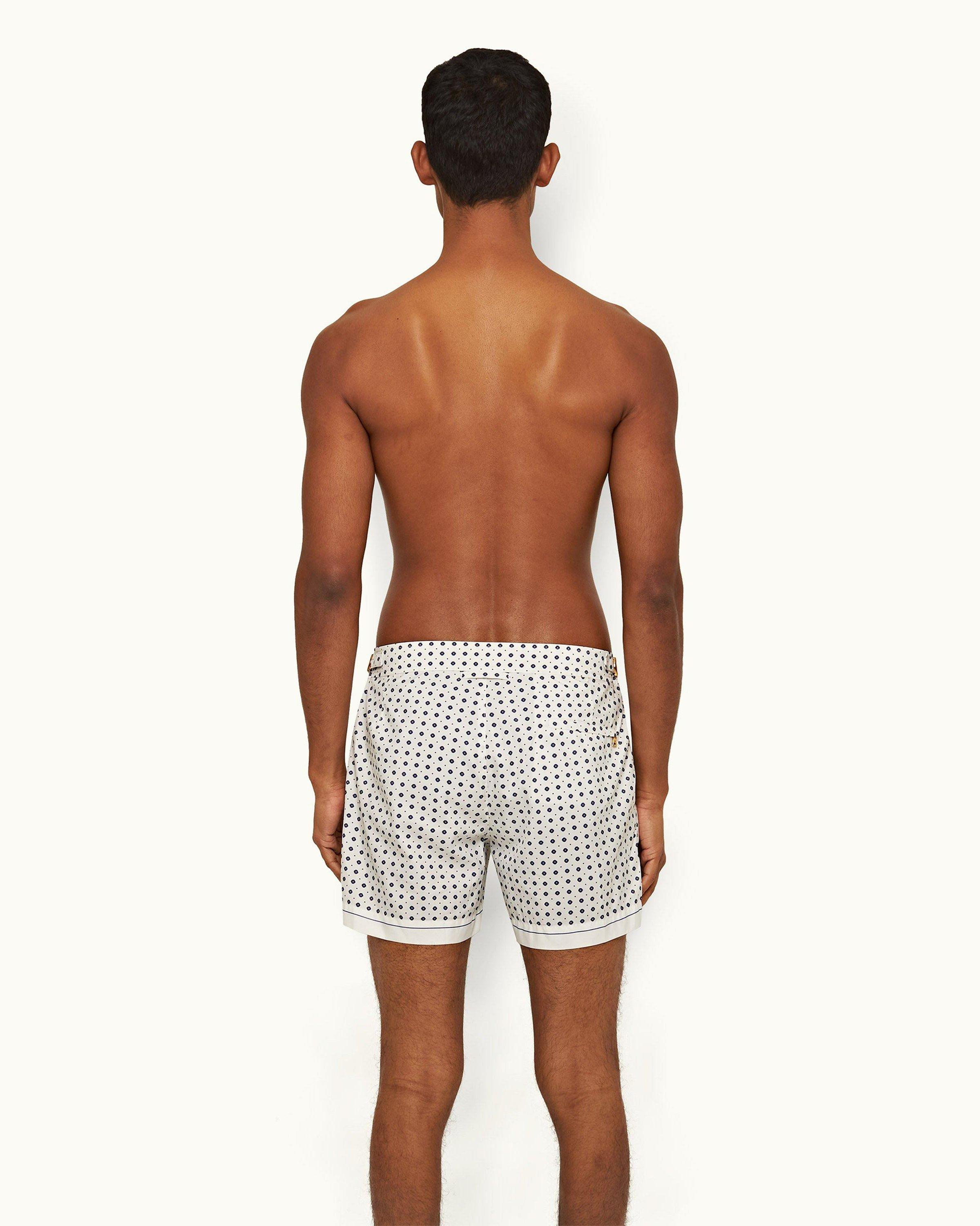 Orlebar Brown Setter - Shimmer Sunny Paisley Shorter-Length Swim Shorts