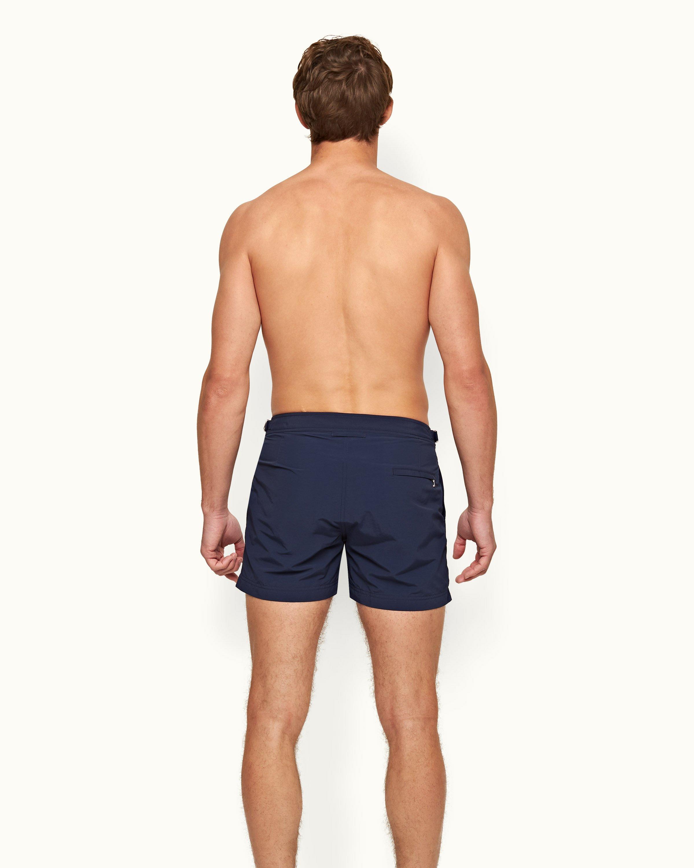 Setter - Navy Shorter-Length Swim Shorts