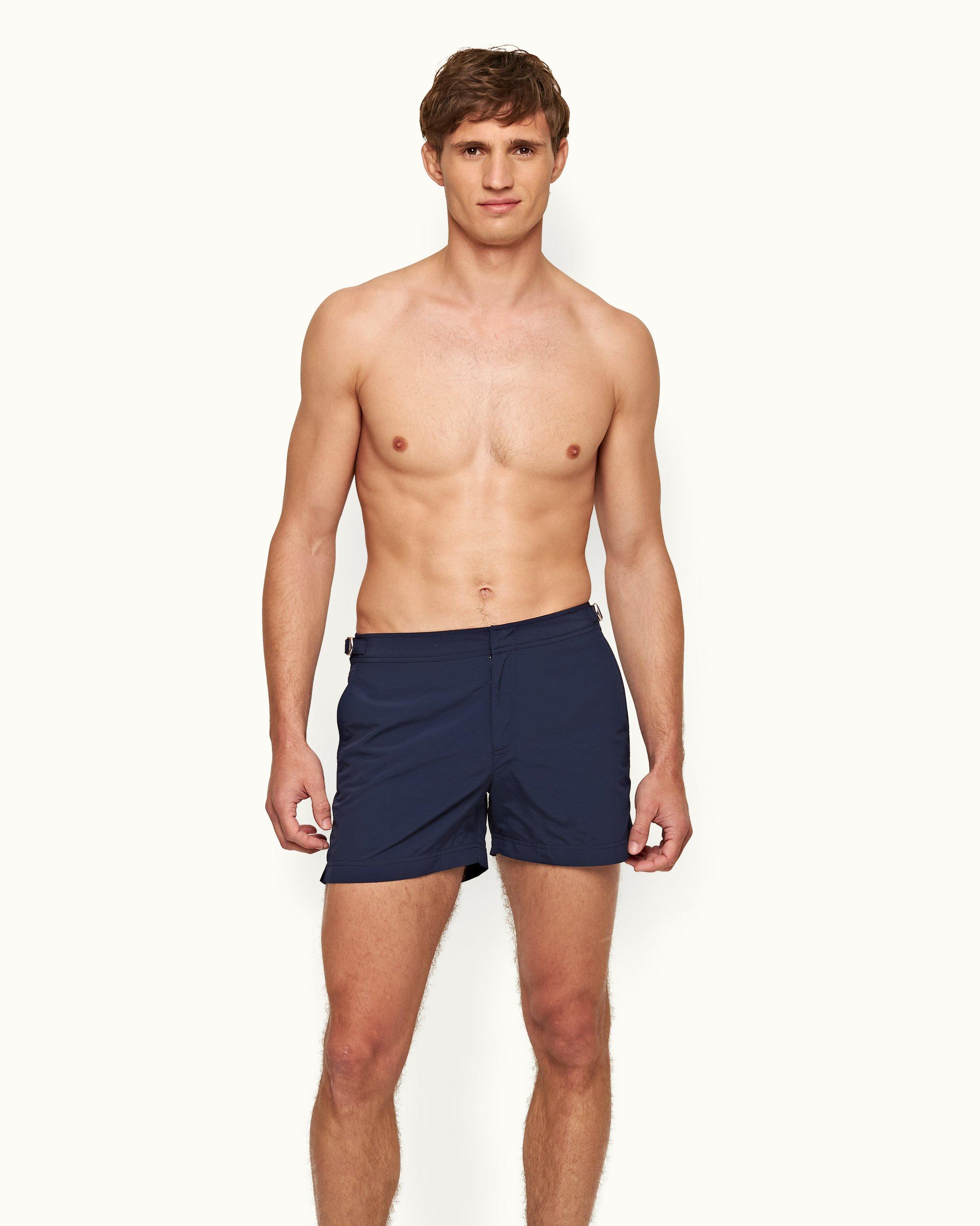 Setter - Navy Shorter-Length Swim Shorts | Orlebar Brown