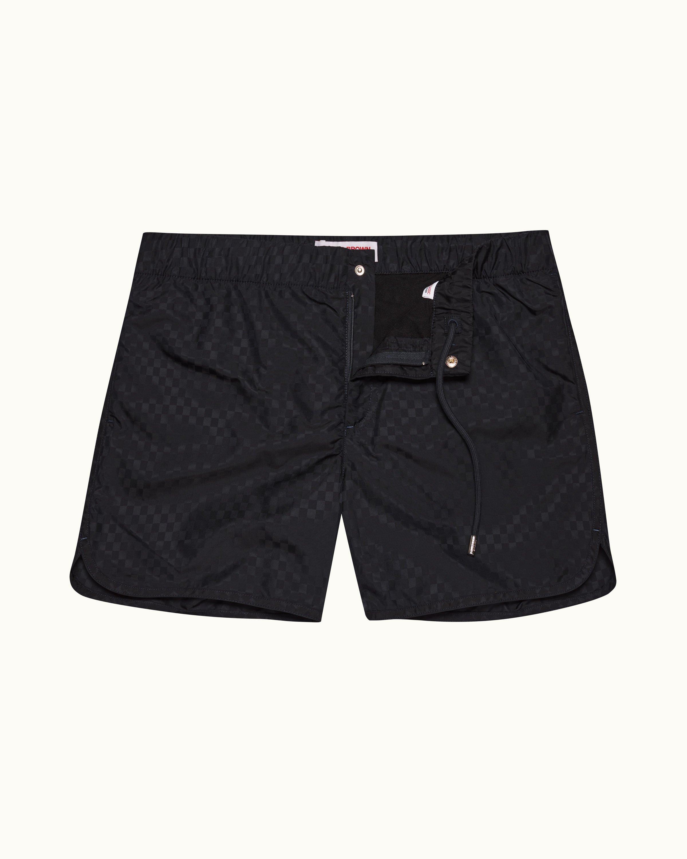 Shop Louis Vuitton MONOGRAM Signature swim board shorts by