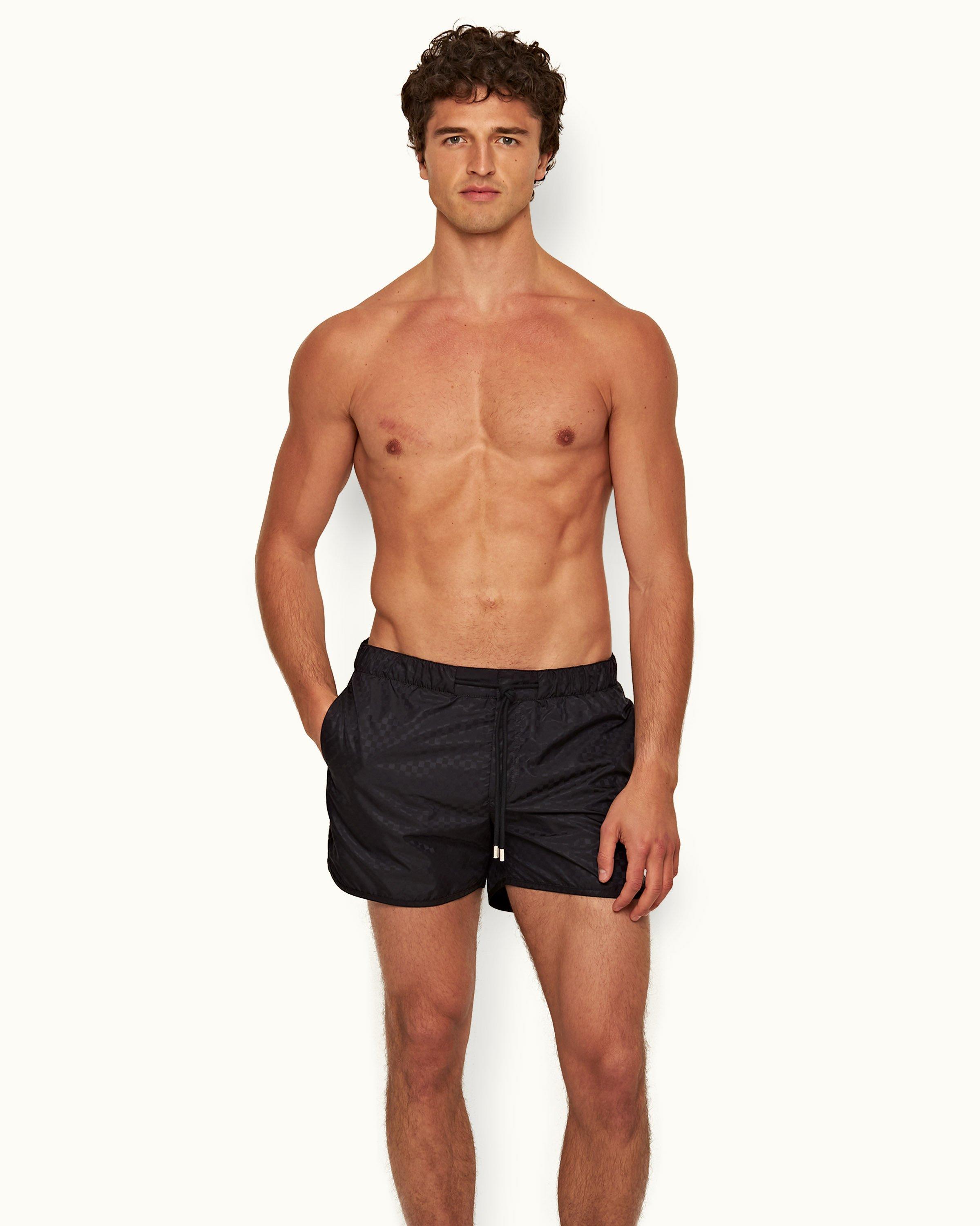 Mens runner hot sale swim shorts