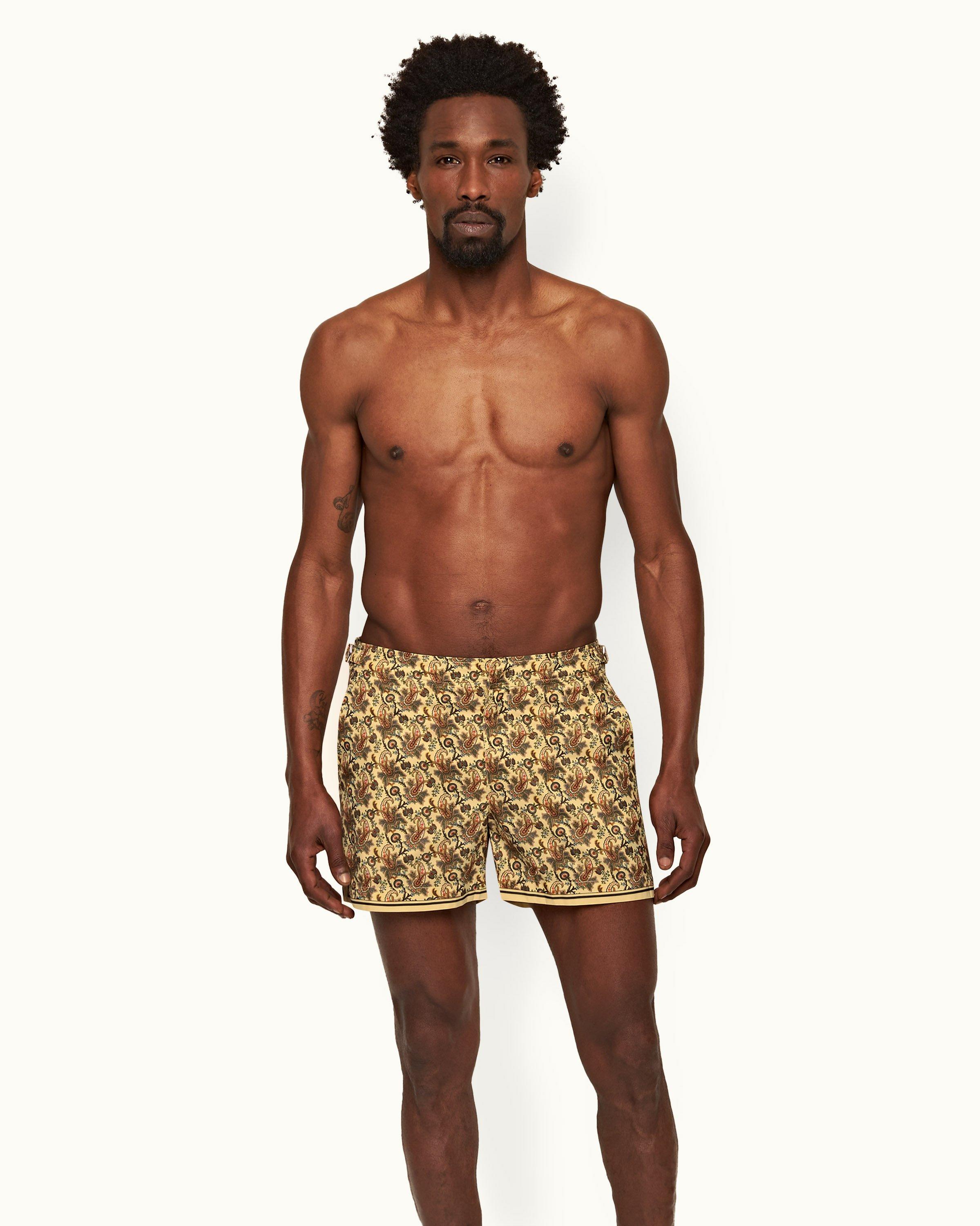 Orlebar Brown Setter - Shimmer Sunny Paisley Shorter-Length Swim Shorts