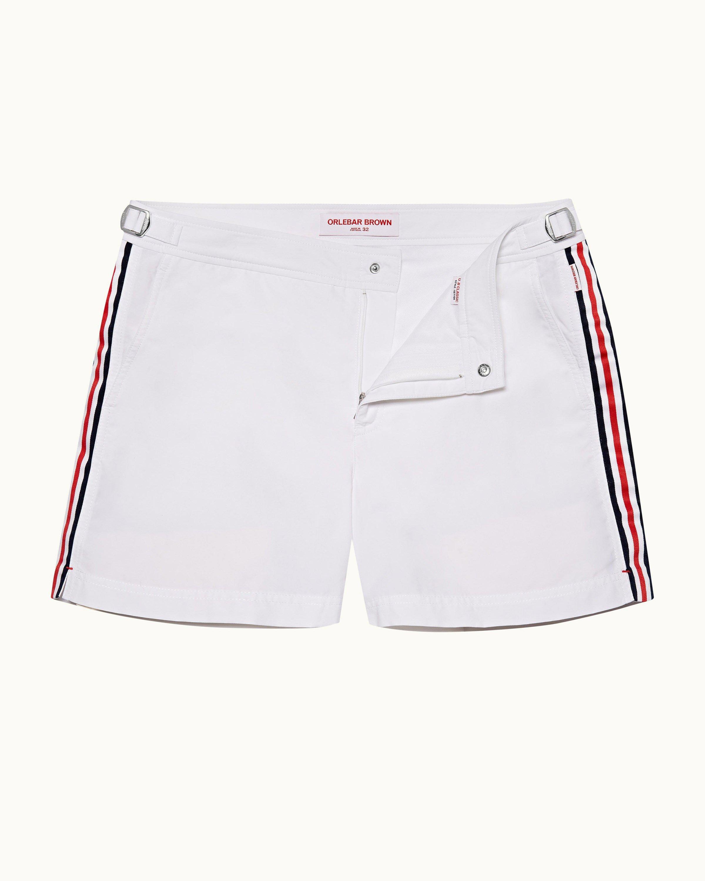 orlebar brown white shorts