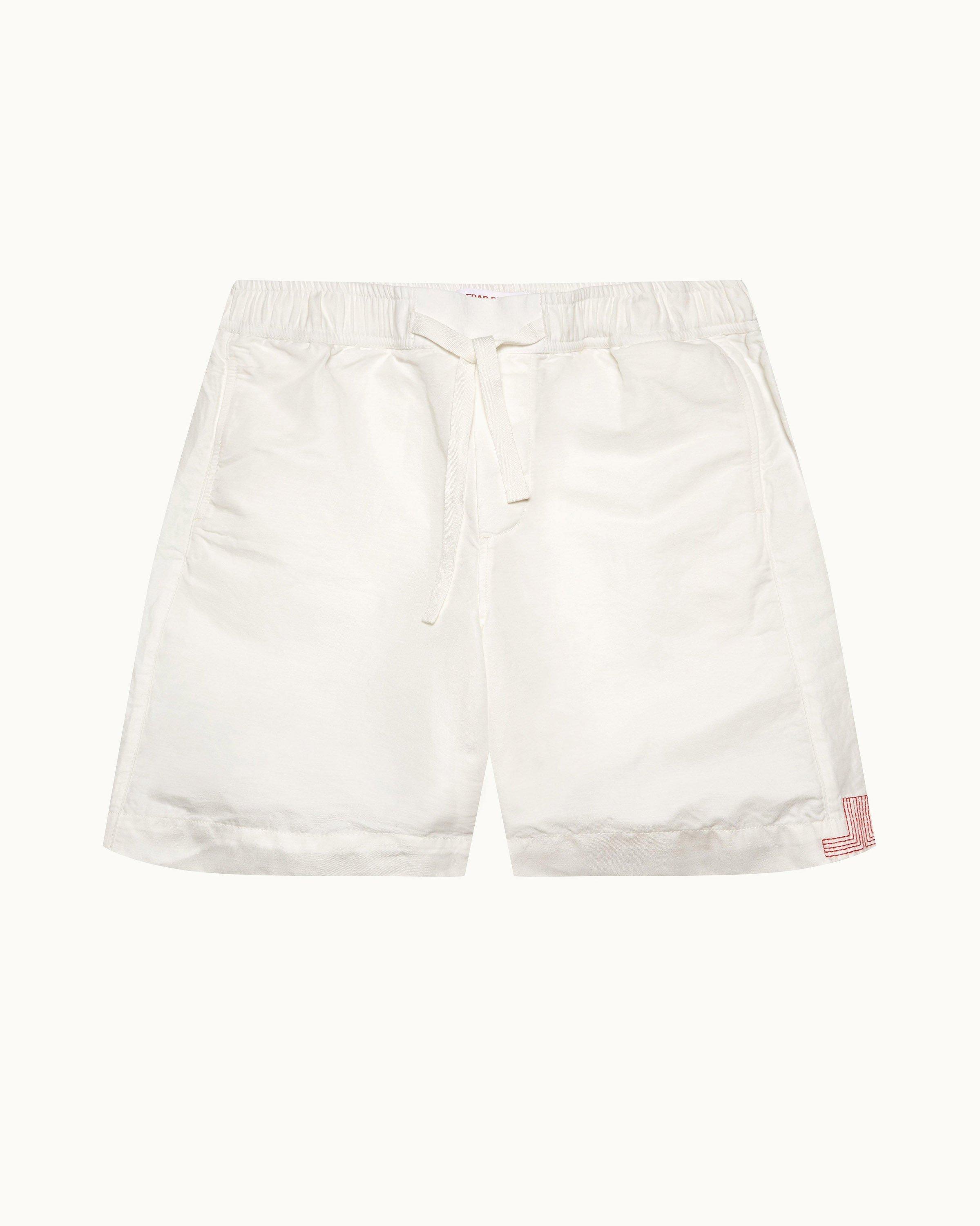 Mens White Shorts.