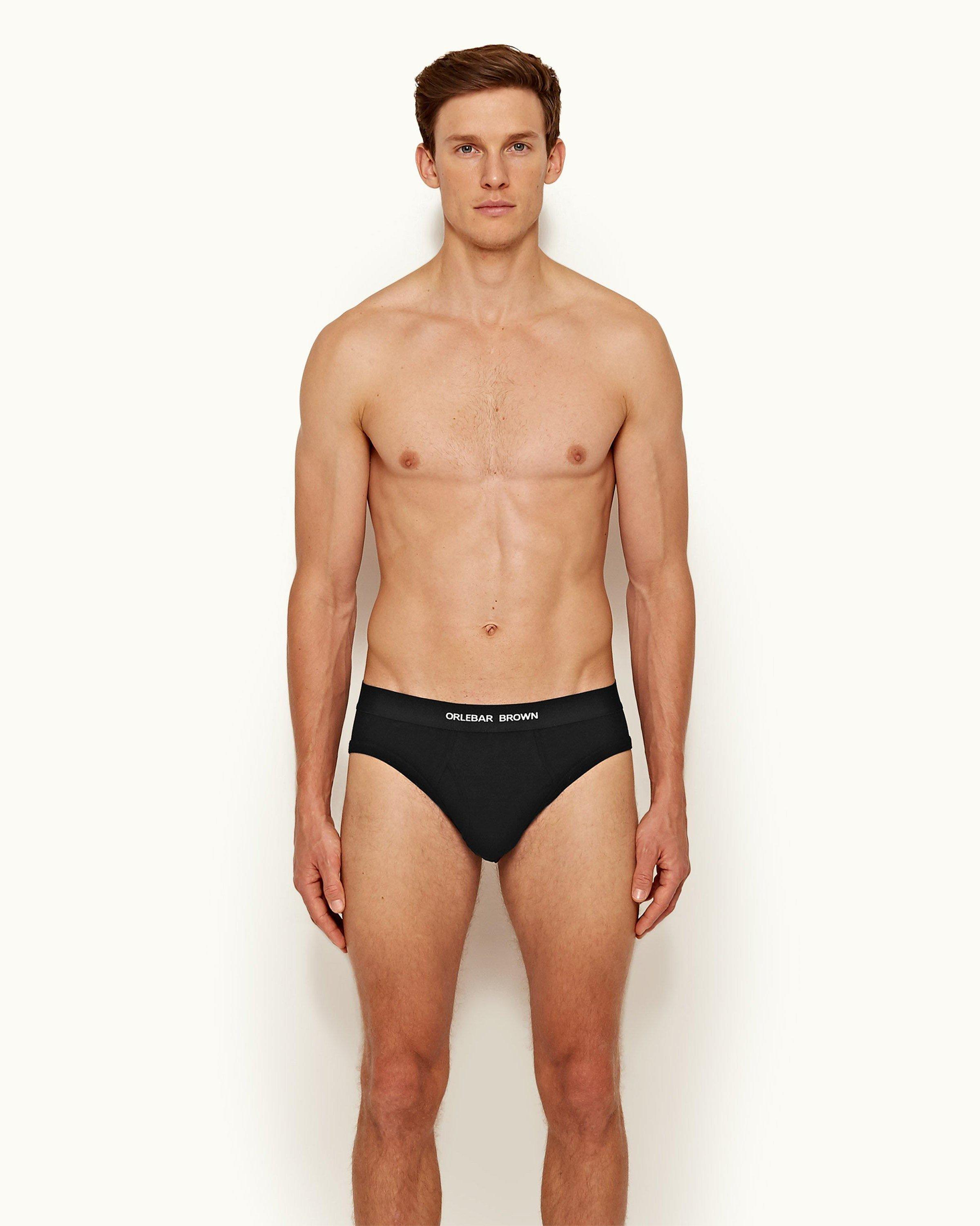 Black 3 Pack Slip Briefs Orlebar Brown