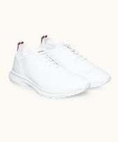 Somerled - Mens Ergonomic Knitted Trainers In White