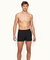 Springer - Mens Black Shortest-Length Swim Shorts