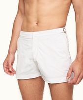 Springer - Mens White Shortest-Length Swim Shorts