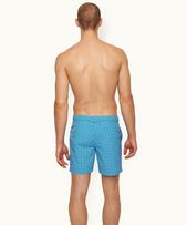 Standard - Mens Tidal Geometric Mid-Length Drawcord Swim Shorts