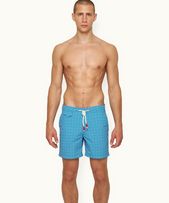 Standard - Mens Tidal Geometric Mid-Length Drawcord Swim Shorts
