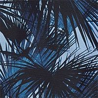Light Maya Blue Moonlit Palms Mid-Length Swim Shorts | Orlebar Brown