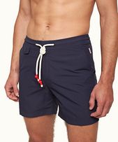 Standard - Mens Navy Mid-Length Swim Shorts