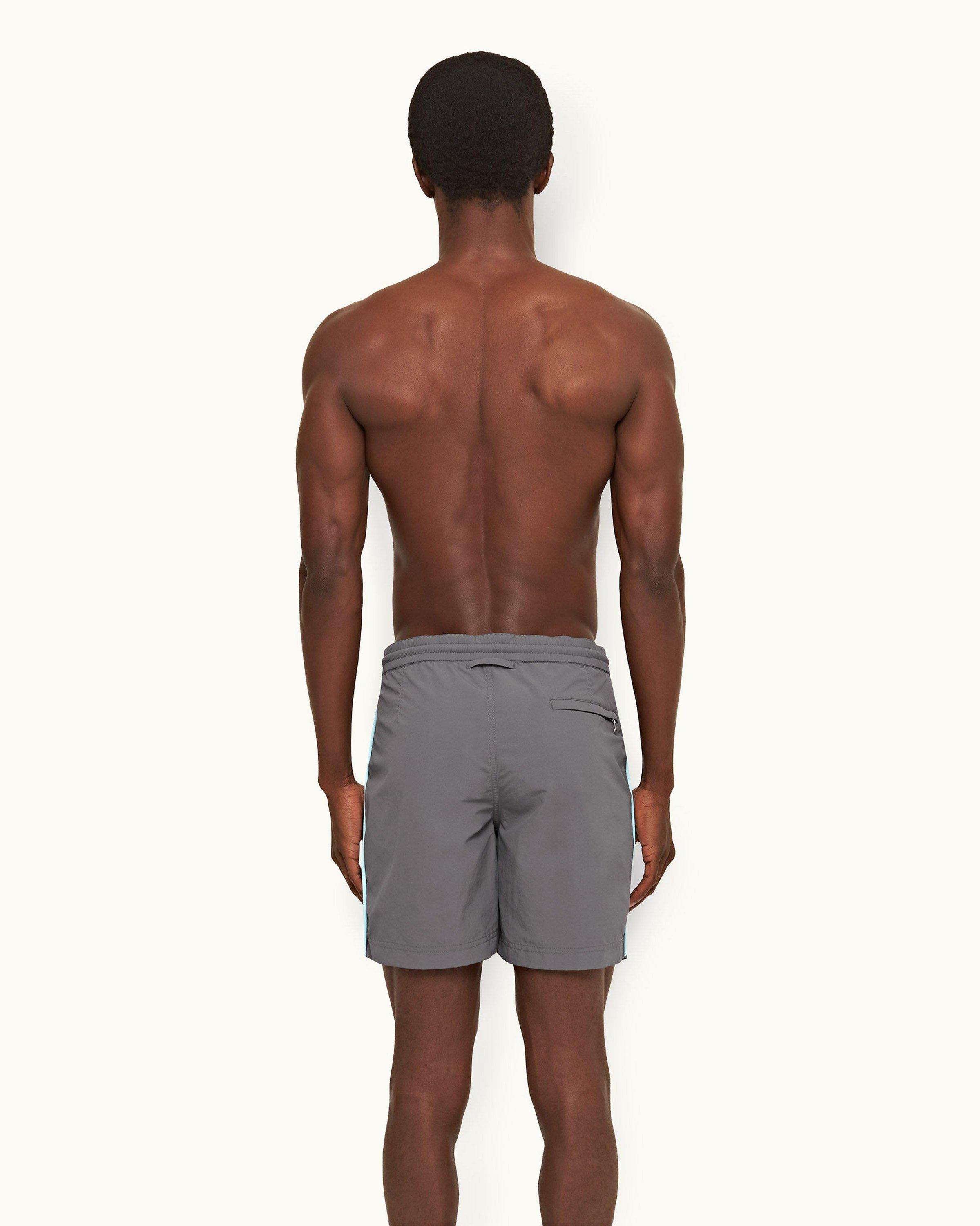 Gray swim shorts sale