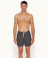 Standard - Mens Mountain Grey Mid-Length Drawcord Swim Shorts