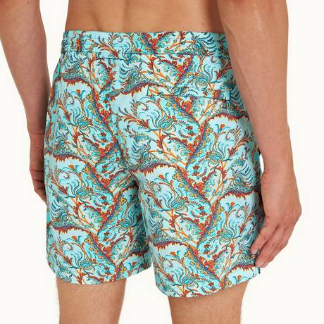 Orlebar Brown Synthetic Dusty Yellow Mid-length Swim Shorts for Men Mens Clothing Beachwear Boardshorts and swim shorts 