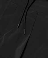Terron - Mens Black Relaxed Fit Tapered Leg Trousers