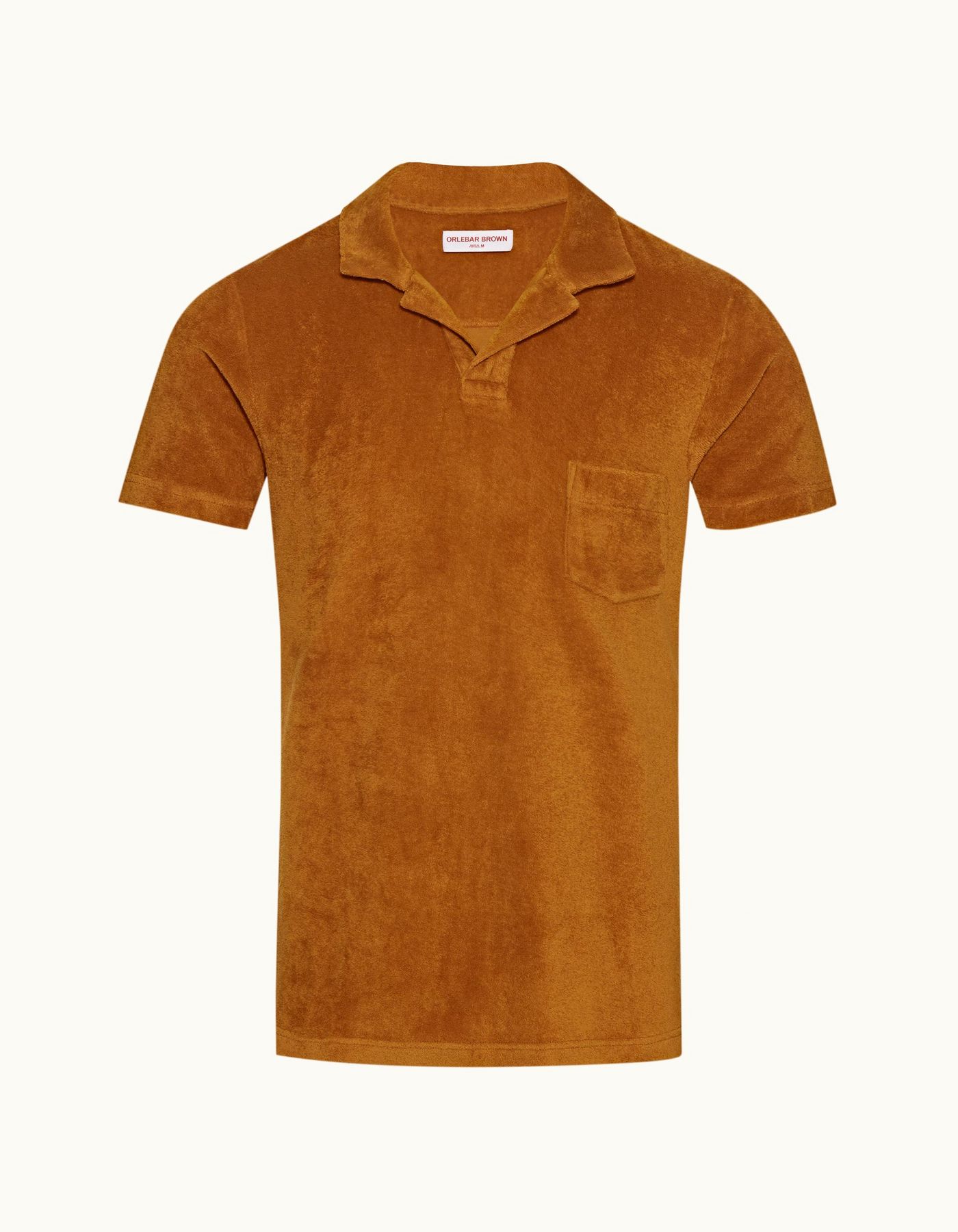 Terry Towelling - Mens Amber Tailored Fit Towelling Resort Polo Shirt