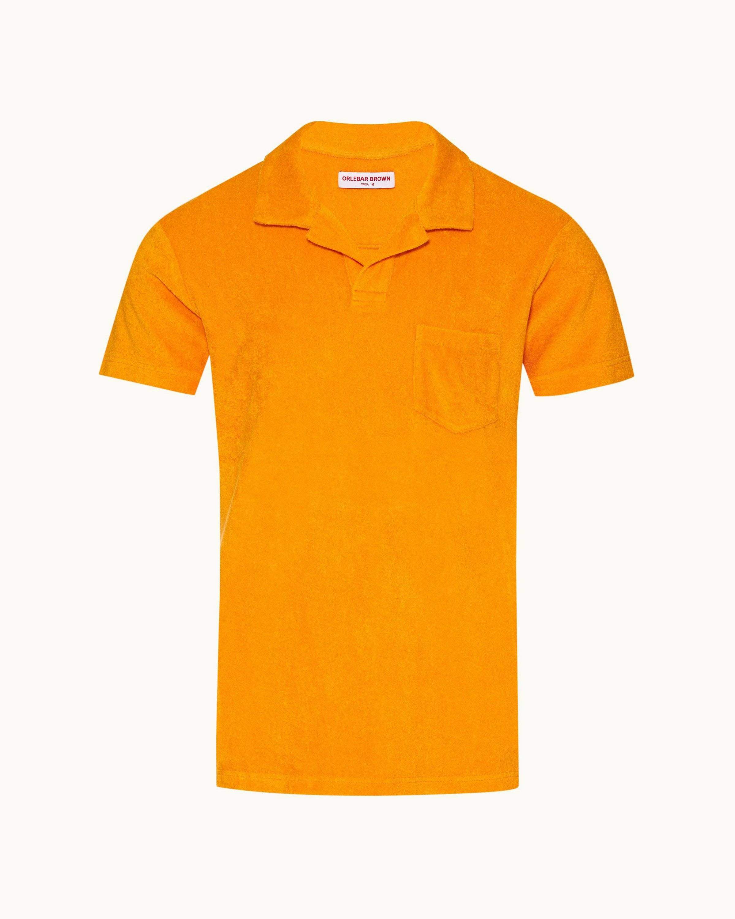 Orlebar Brown Beacon Tailored Fit Towelling Resort Polo Shirt