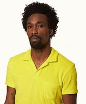 Terry Towelling - Mens Fluro Tailored Fit Organic Cotton Towelling Resort Polo Shirt