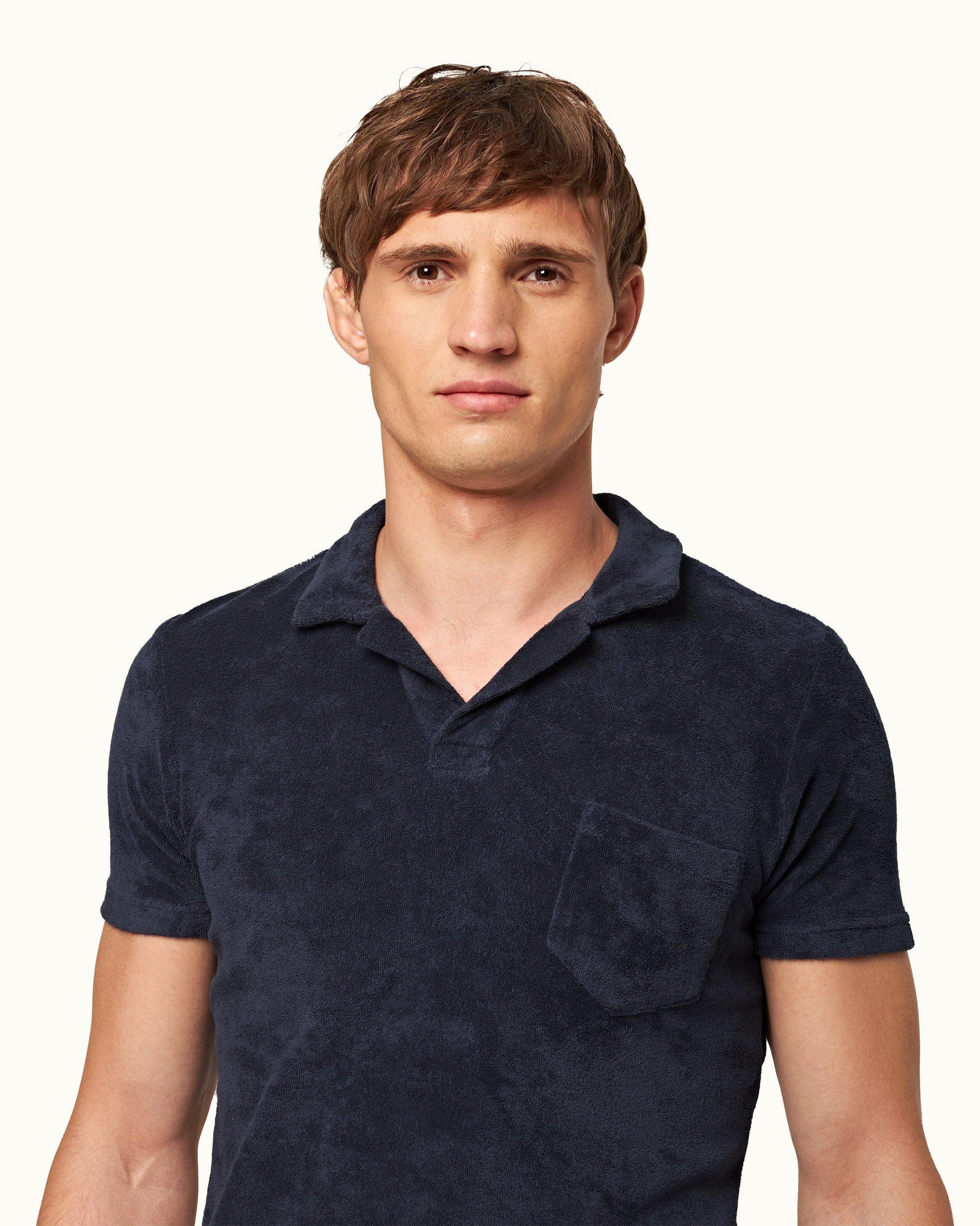 Terry cloth outlet polo